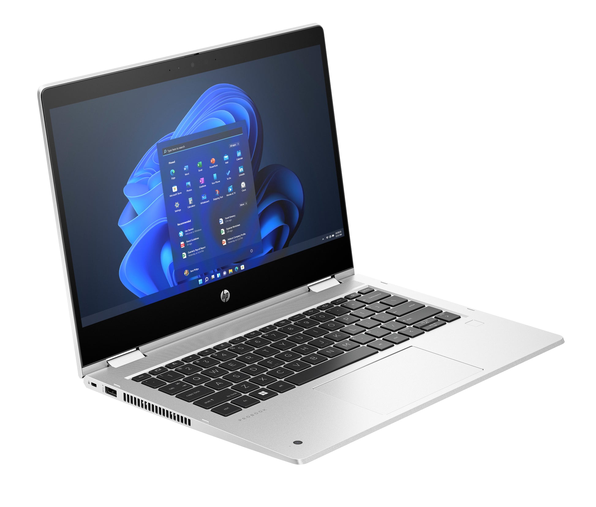 HP Pro x360 435 G10 – 13,3", 512 GB, 16 GB RAM, WLAN, Windows 11 Pro, Silber, 2023