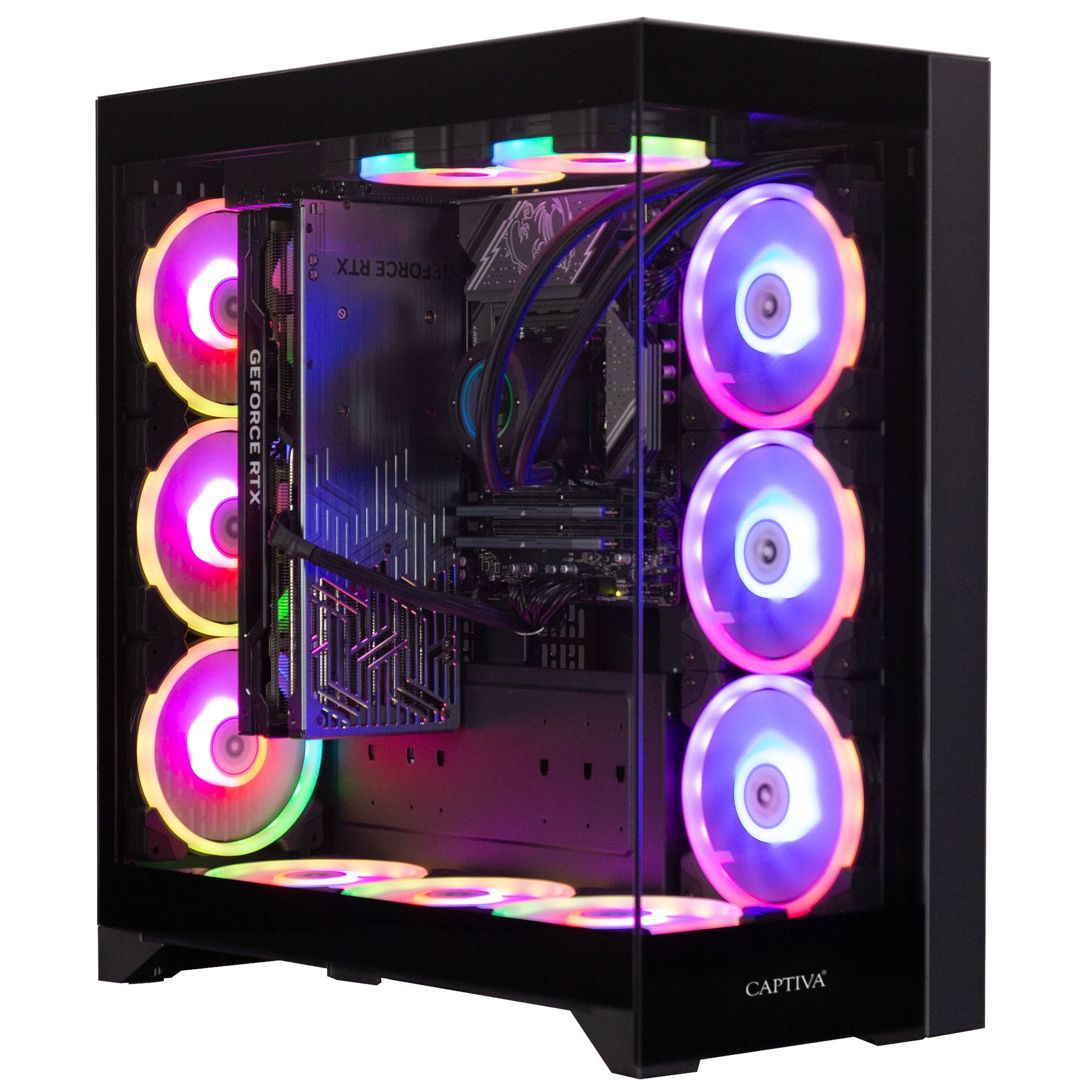 Captiva R90-249 Tower – AMD Ryzen 9 9900X3D, 64 GB RAM, 2 TB SSD, Windows 11 Home