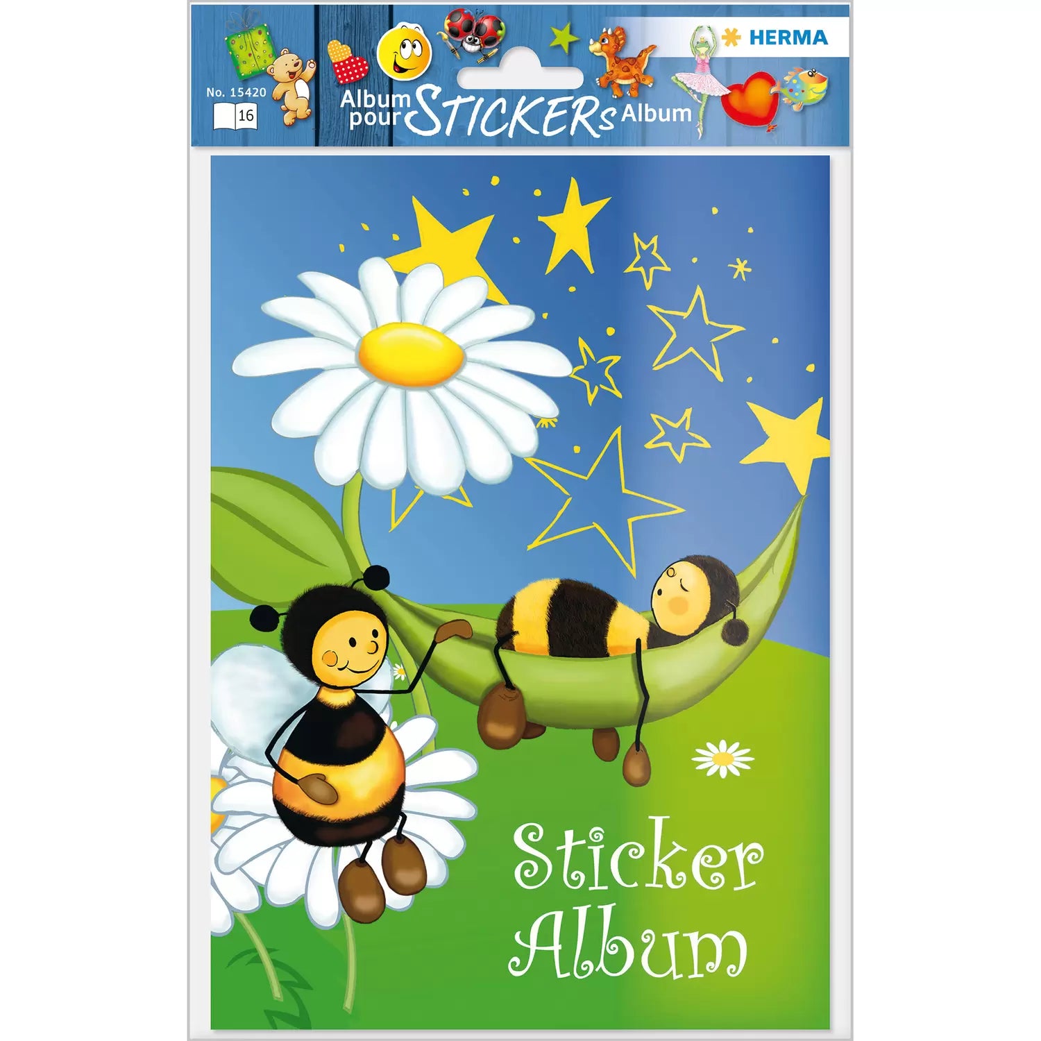 HERMA Stickeralbum Bienenwiese – A5, 16 Seiten