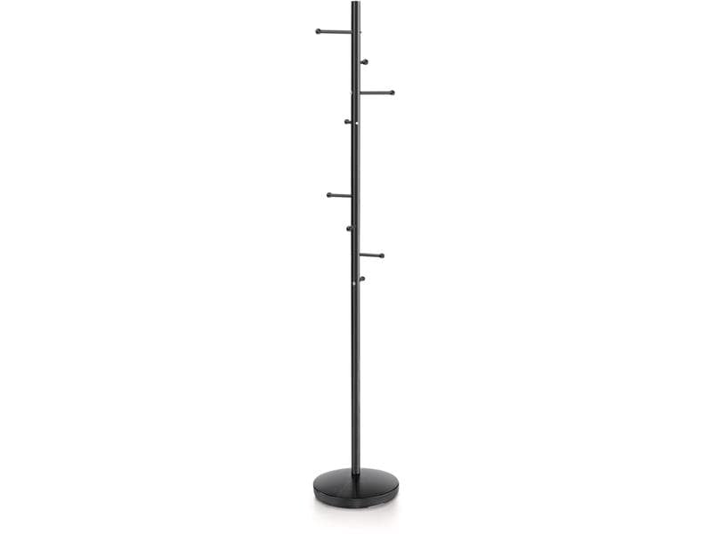 Reisenthel Garderobenständer – Verchromter Stahl, Schwarz, 172 cm, 8 Haken