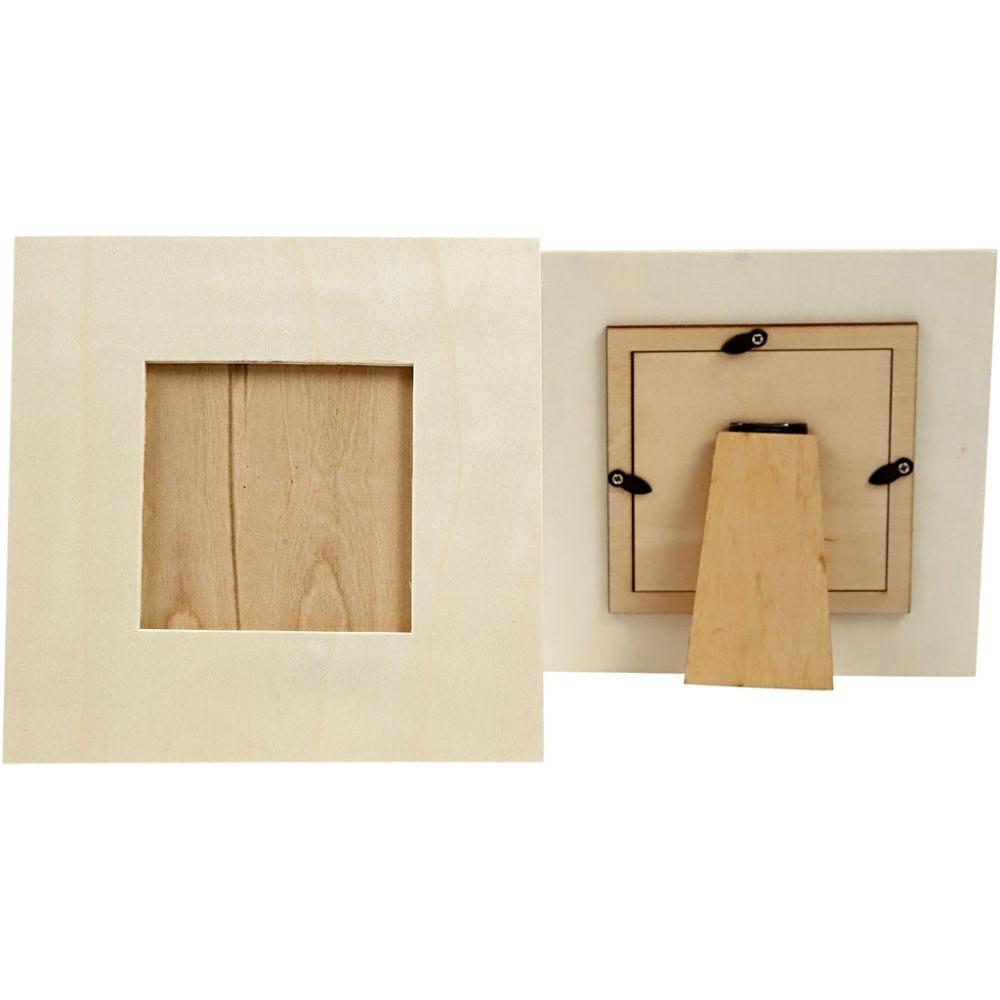 Creativ Company Bilderrahmen – für 8 × 8 cm – Holz, braun