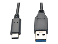Tripp Lite USB-C auf USB-A Kabel – USB 3.2 Gen 2 (10 Gbit/s) – 1,83 m – PVC – Schwarz