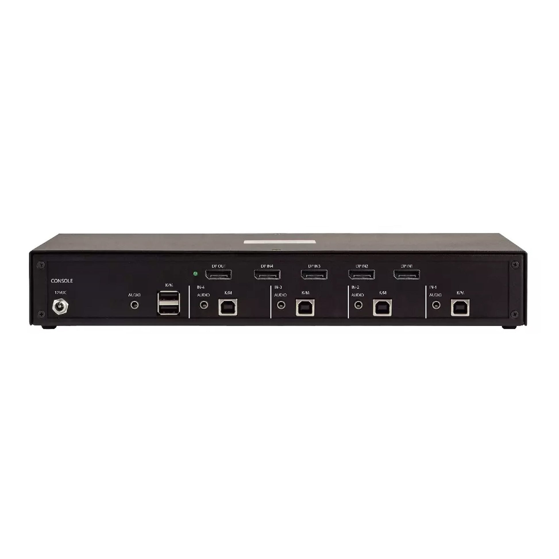 StarTech.com CK4-P104 – 4-Port DisplayPort KVM-Switch – 4K/30 Hz, USB 2.0-Hub, Audio
