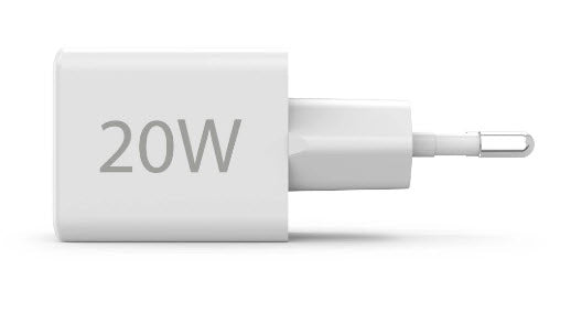 Hama 00201991 USB-Ladegerät 20 W – USB-C×1, USB-A×1 – PD, QC 3.0 – für Kopfhörer, Powerbank u. a. – Weiss