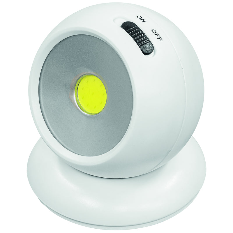 Steffen Nachtlicht Ball 10 – 10 lm, Batteriebetrieb (3×AAA), IPX2 – Weiss