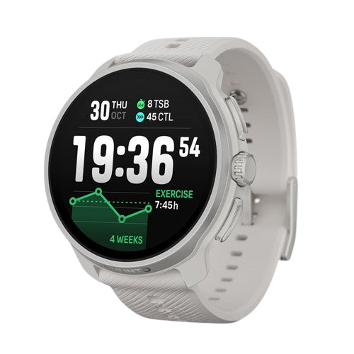 Suunto Race 2 49 mm GPS – Glasfaserverstärktes Polyamid Grau, Sportband, Feather Grey, 100 m