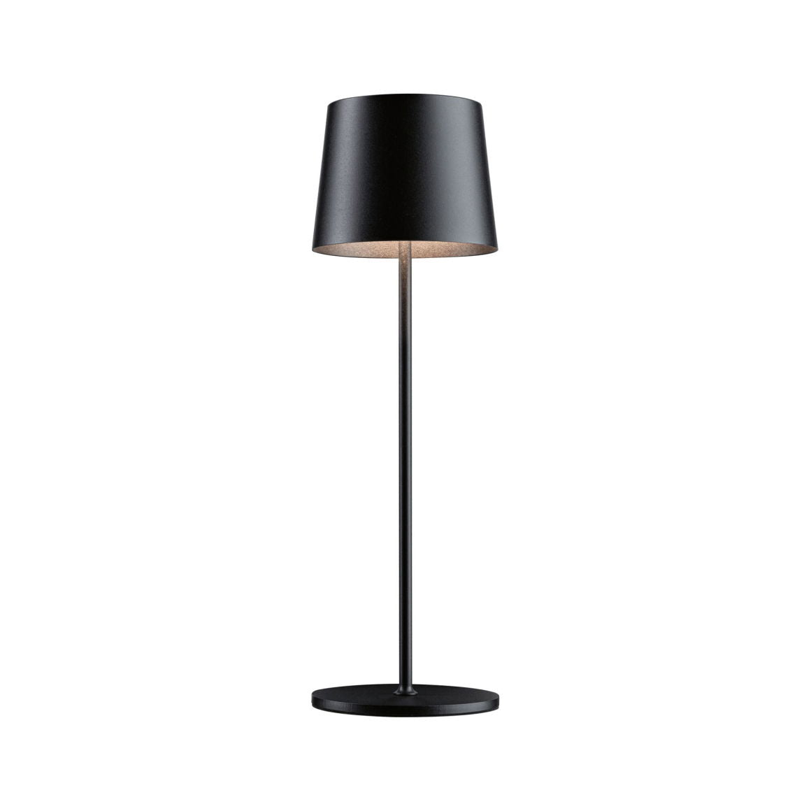 Paulmann Tischleuchte Aussen – 2700 K – IP44 – Akkubetrieb, USB – dimmbar – Schwarz – Metall, Kunststoff