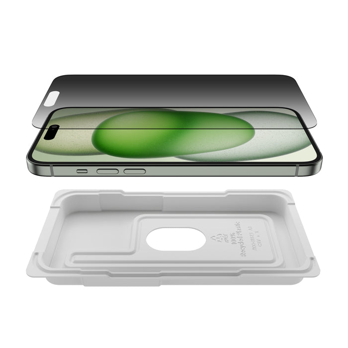 Belkin Displayschutzfolie – für Apple iPhone 15 Plus/14 Pro Max – gehärtetes Glas