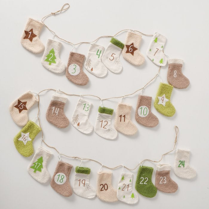 Boltze Adventskalender – Weihnachten – Kalender zum Befüllen, 24-teilig – 283 × 2 × 20 cm