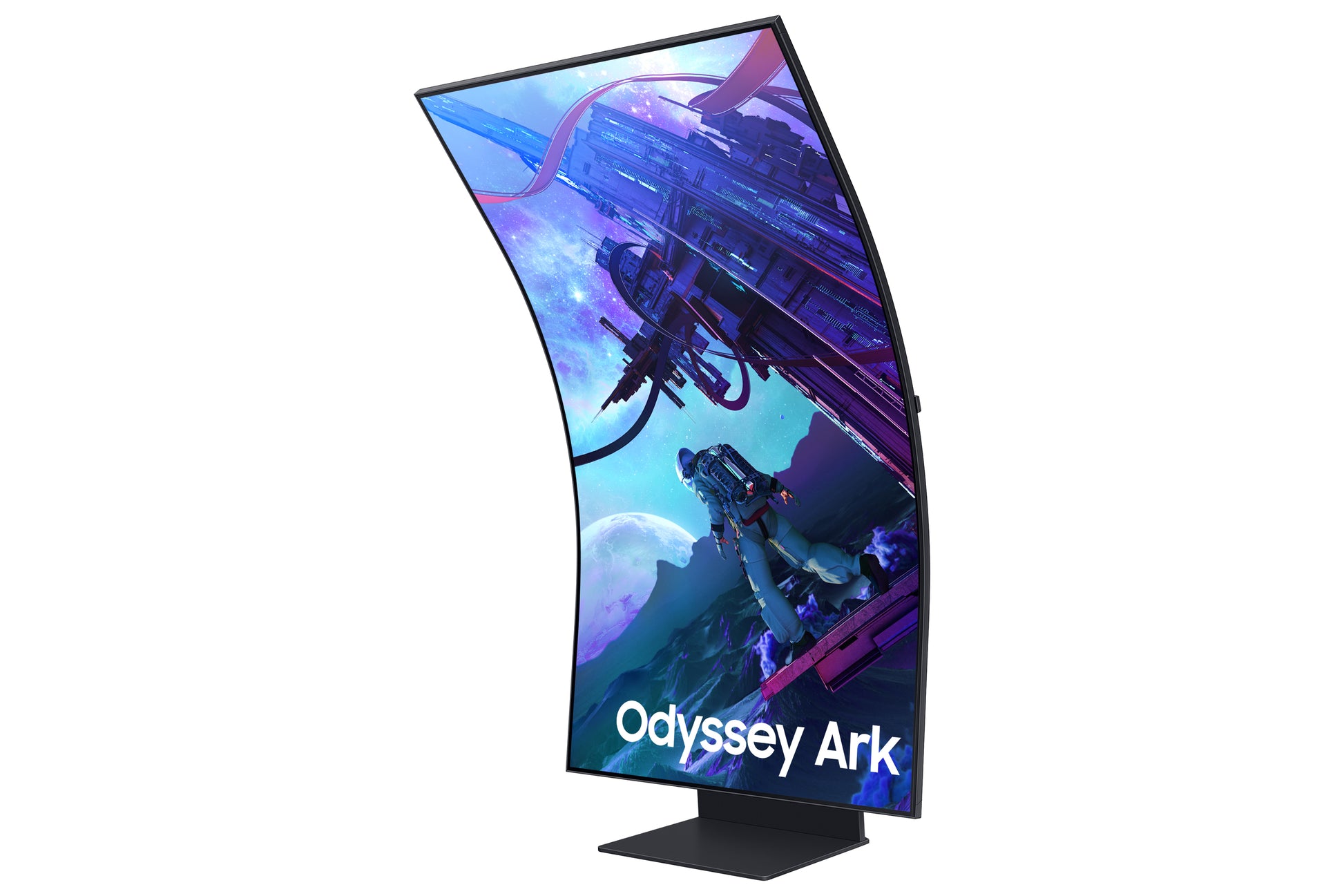 Samsung Odyssey Ark G97NC – Monitor, 55", VA, Mini-LED, 165 Hz, 600 cd/m², Tizen, Schwarz