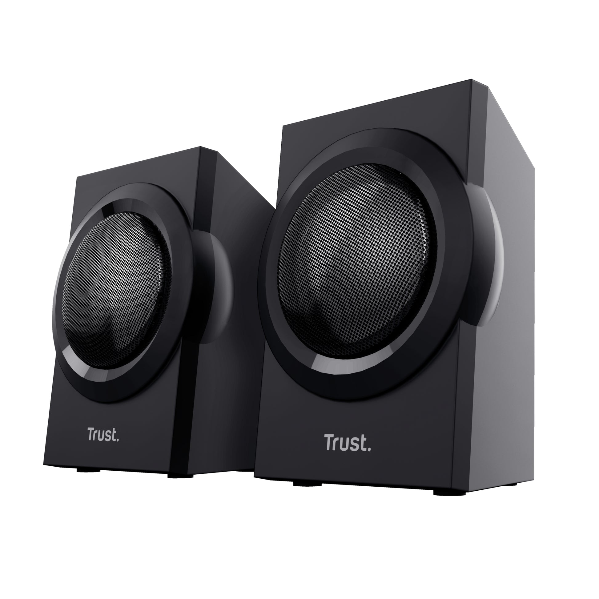Trust Yuri – PC-Lautsprecher – 2.1, 60 W, 3,5 mm – Schwarz