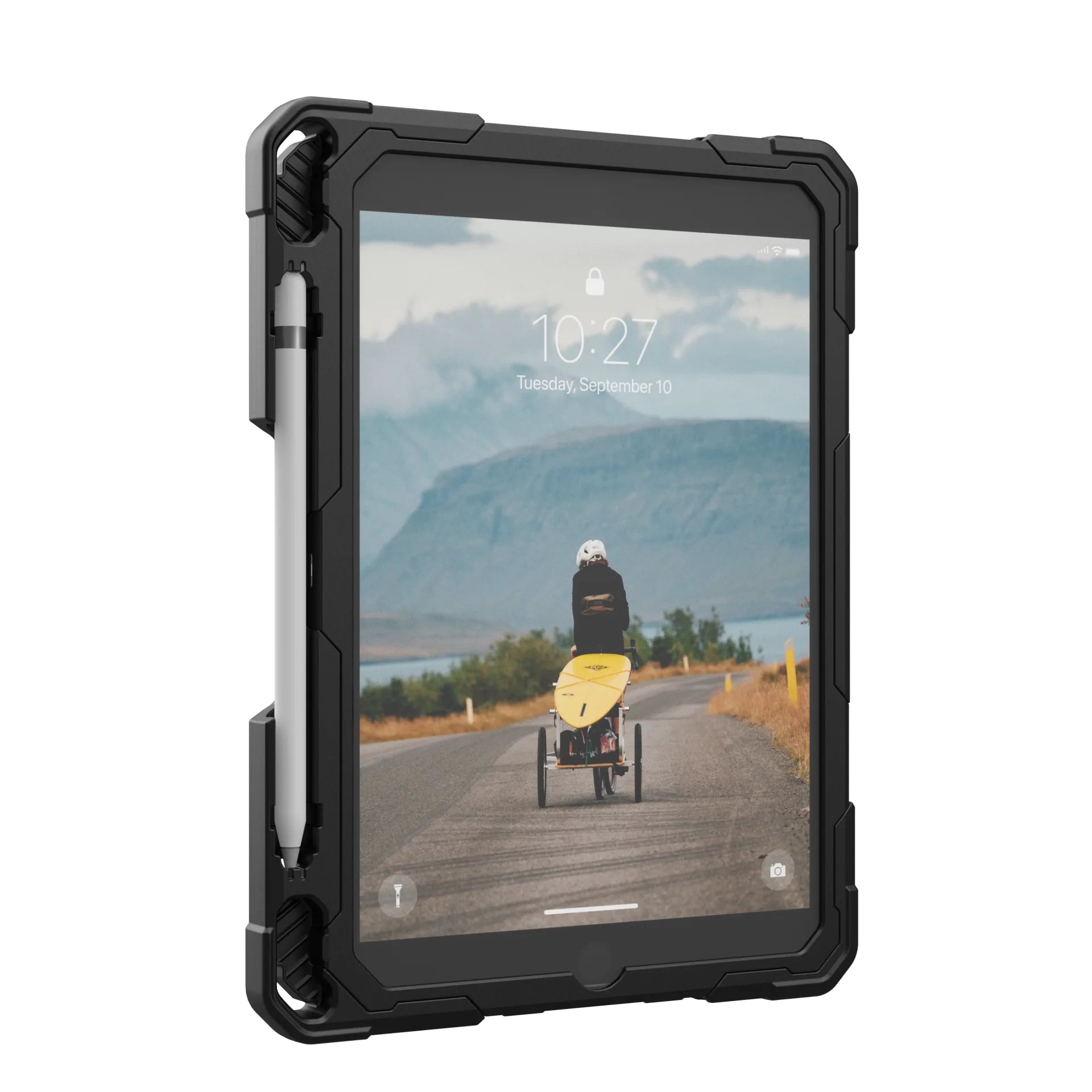 Urban Armor Gear UAG Tablet-Hülle für iPad 10,9" (10. Gen.) – Silber/Schwarz