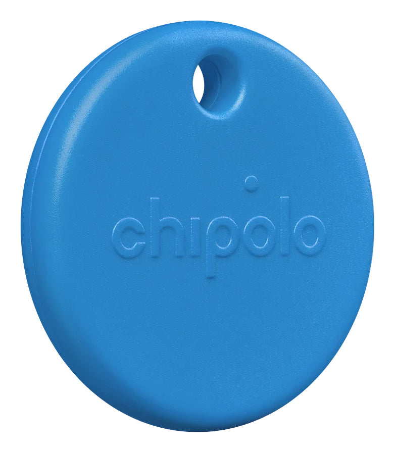 Chipolo POP – Bluetooth-Tracker – für Apple Wo ist?, Android, iOS – IP55, 90 m Reichweite – Blau