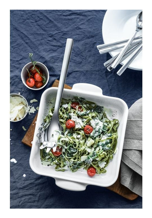 WMF NUOVA – Spaghettilöffel 30 cm, Edelstahl, spülmaschinenfest, Silber
