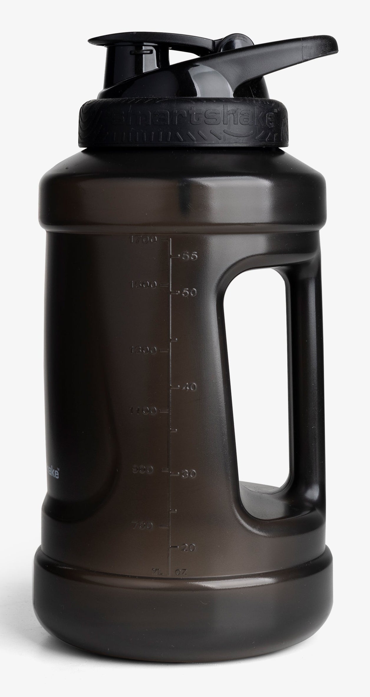Smartshake Ultimate Trinkflasche 2,1 l – Kunststoff, Sportdeckel, Schwarz