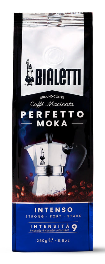 Bialetti Perfetto Moka Intenso – Kaffeebohnen – Espresso, Intensität 9, 250 g