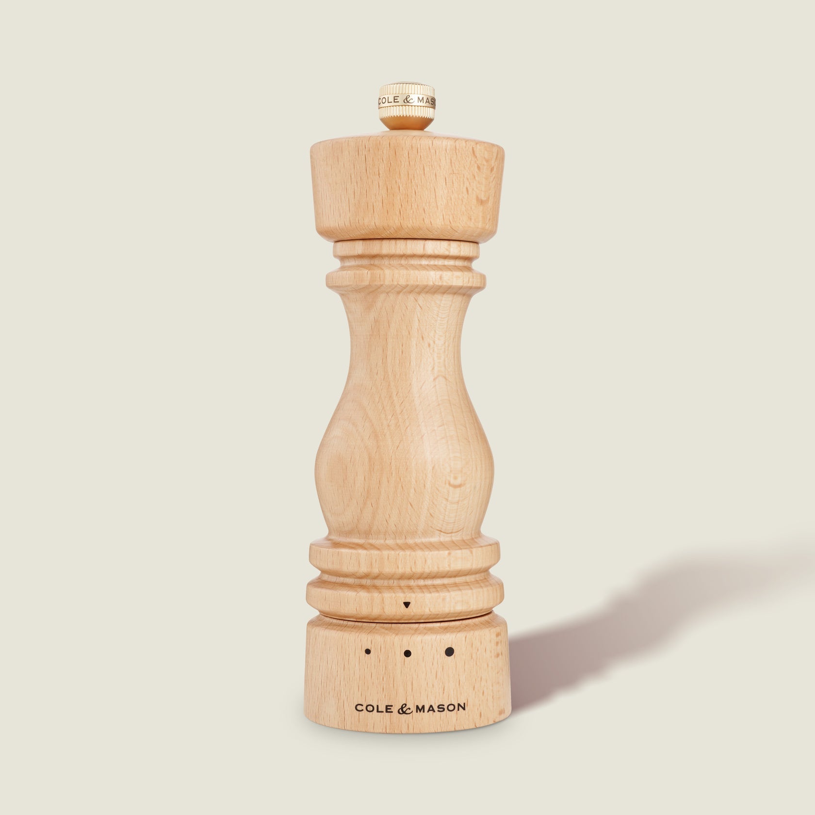 Cole & Mason Salz-/Pfeffermühle 18 cm, Buche, Braun