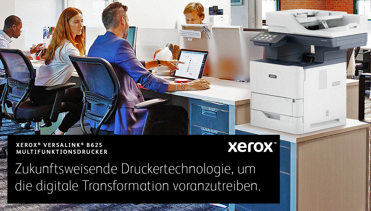 Xerox VersaLink B625 – SW-Laser-Multifunktionsdrucker, A4, 4-in-1, Duplex, ADF, LAN, AirPrint