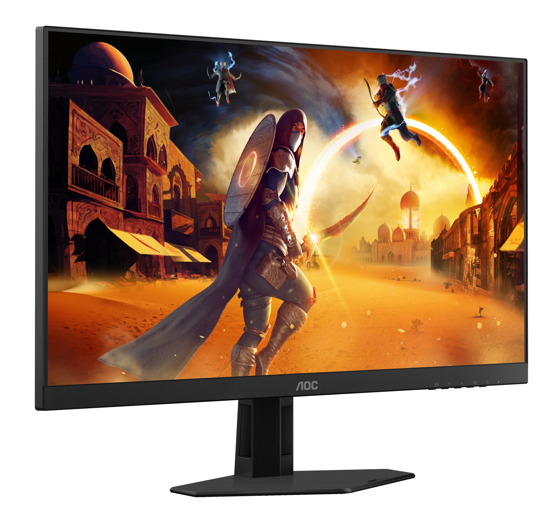 AOC 27G4HRE – Monitor, 27", 1920 × 1080 (Full HD), IPS, 200 Hz, Integrierte Lautsprecher, Rot