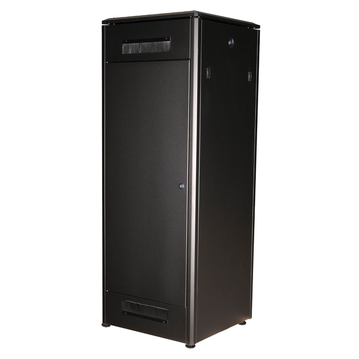ROLINE Pro – 19" Netzwerkschrank 32U, IP20, abschliessbar, 600 × 600 × 1609 mm, schwarz, Stahl