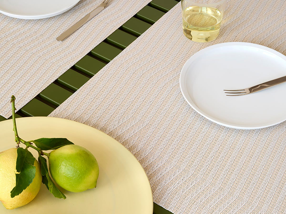 Chilewich Tischset Dune – PVC, beige, 48 × 36 cm