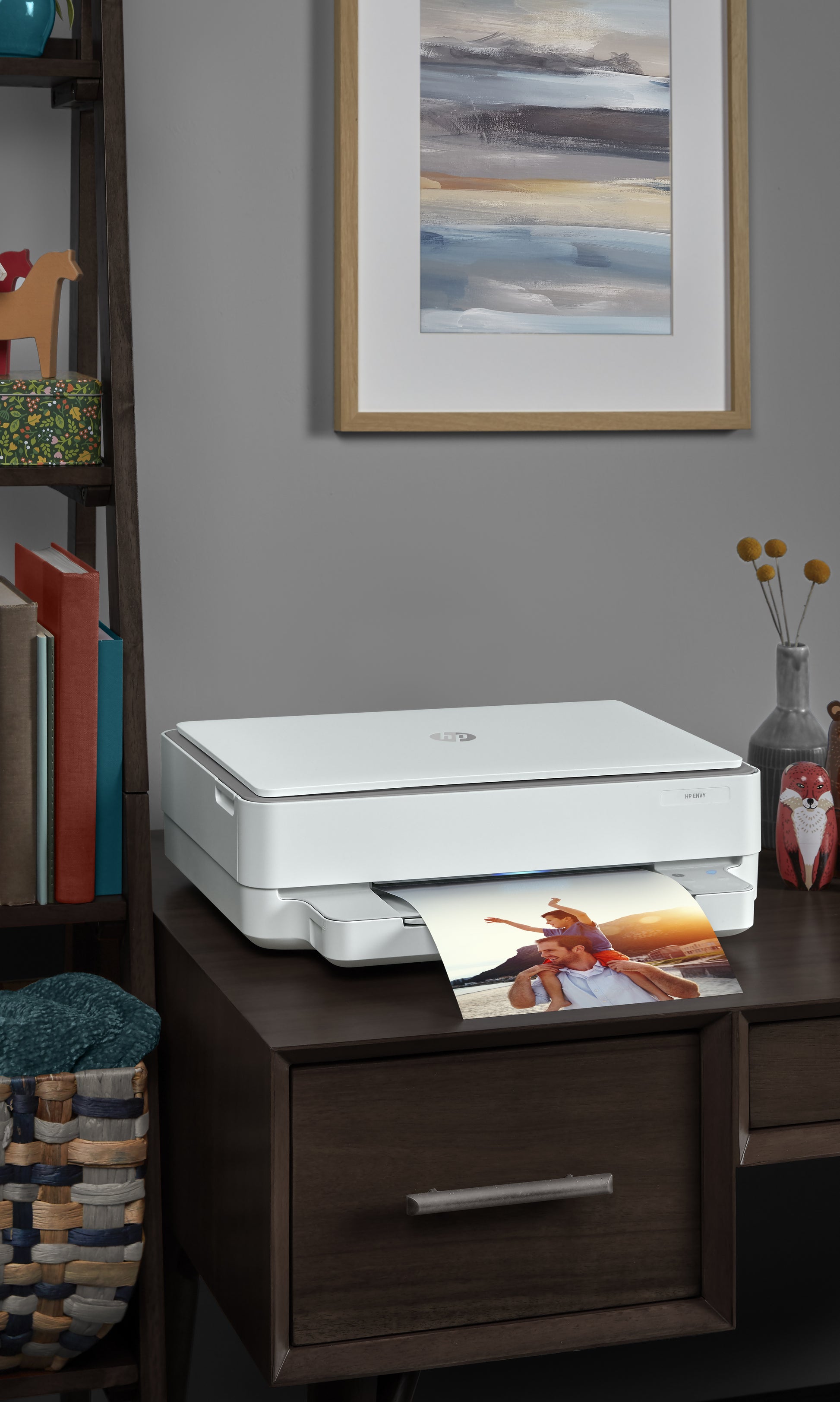 HP ENVY 6032 – Farbtintenstrahl-Multifunktionsdrucker, A4, 3-in-1, Duplex, WLAN, AirPrint, Mopria