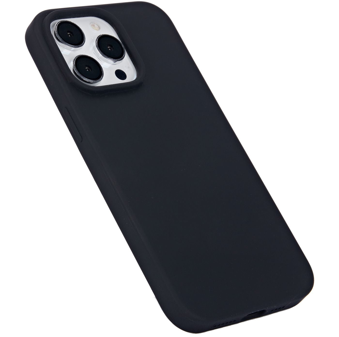 eSTUFF INFINITE RIGA Backcover – für Apple iPhone 15 Pro Max, PC+Silikon+Mikrofaser, Schwarz, GRS