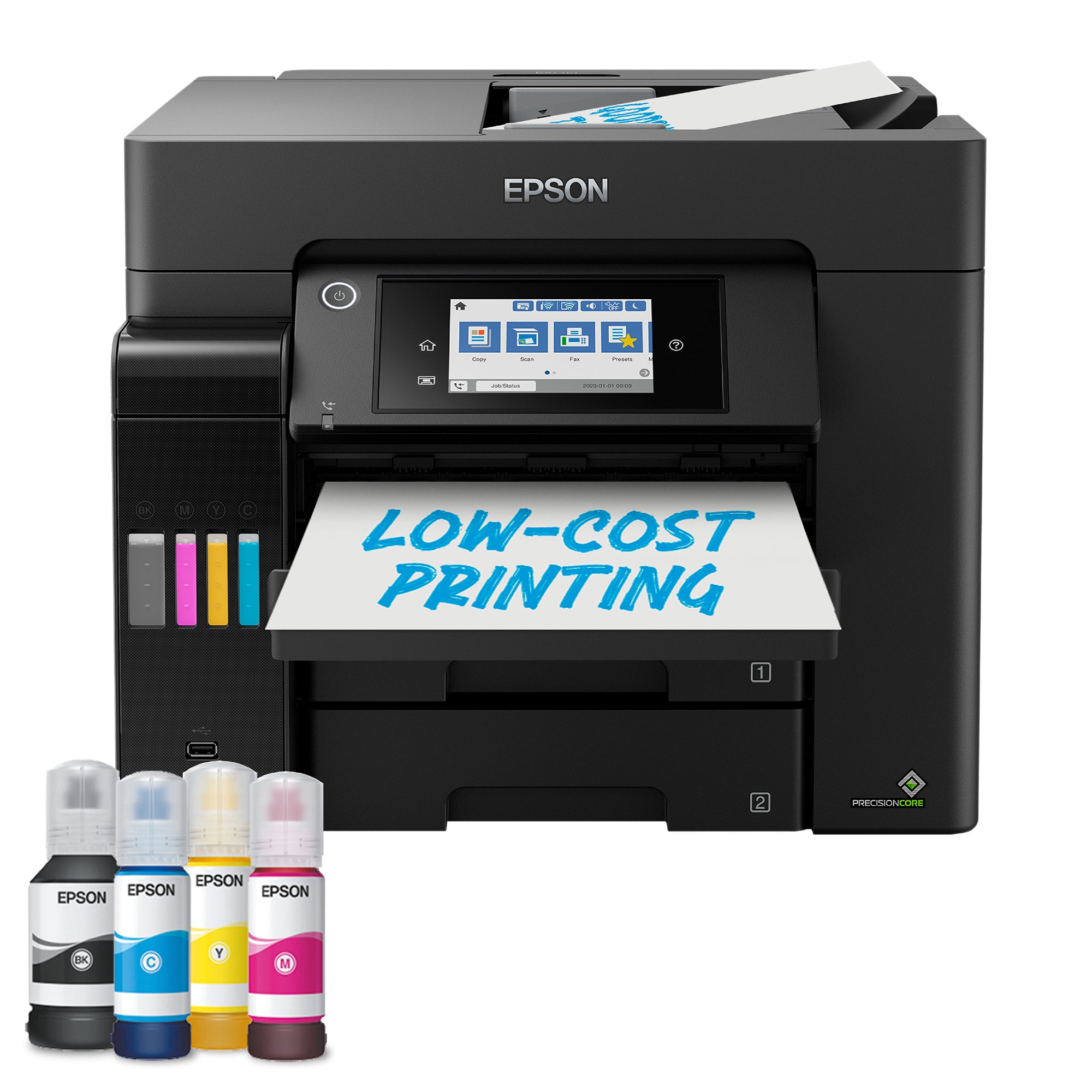Epson Ecotank ET-5855 – Farbiges Tintenstrahl-MFP A4 – WLAN – 25 ppm S/W