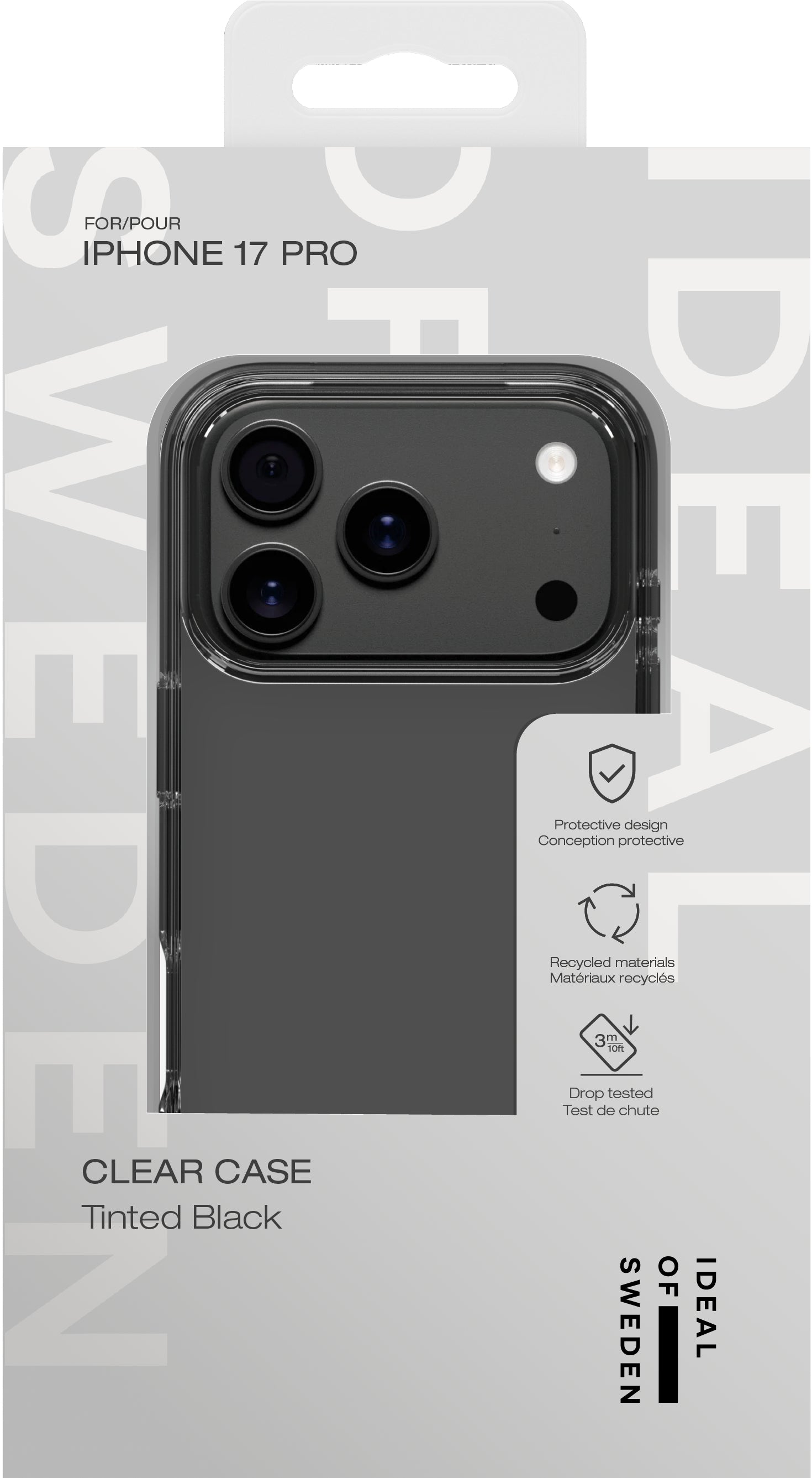 Ideal of Sweden – Backcover – für Apple iPhone 17 Pro – schwarz – TPU