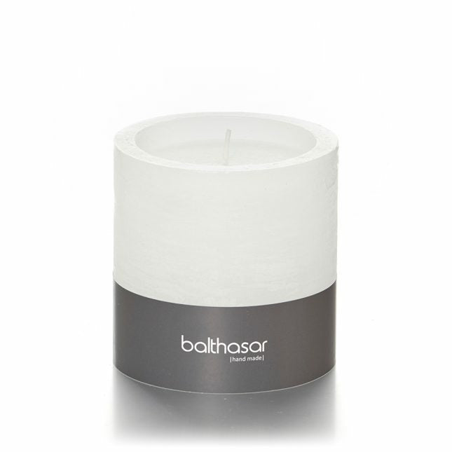 Balthasar Rustico Windlicht – weiss – Ø 10 × 10 cm – 1-teilig
