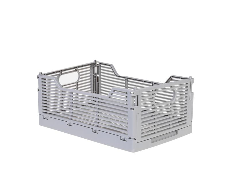 COCON Klappbox 7,8 l – faltbar – Polypropylen – grau – 305 × 205 × 125 mm