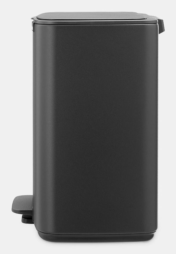 Brabantia Papierkorb Bo – 12 l – Stahl, Anthrazit – B × H 292 × 369 mm