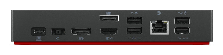 Lenovo 40AY0135US Dockingstation – USB-C, 2× DP, 1× HDMI, 5× USB-A, 1× USB-C, 135 W PD, GbE, 3,5 mm Audio