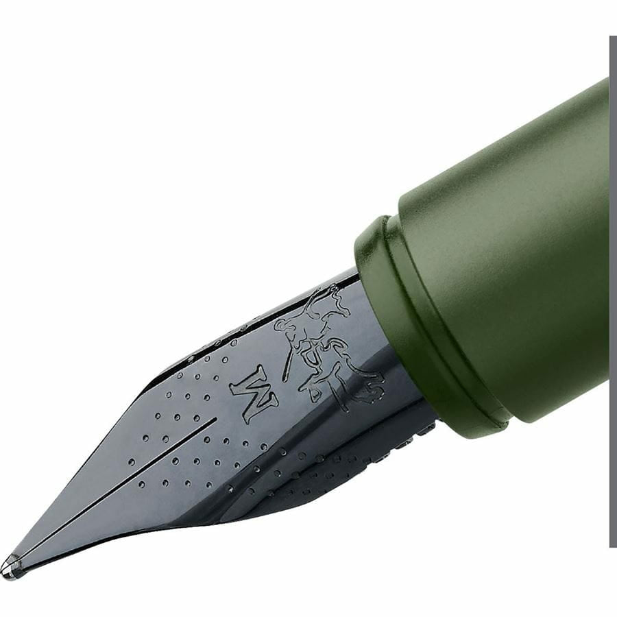 Faber-Castell Neo Slim – Federspitze M – Olivgrün – Patronen/Konverter