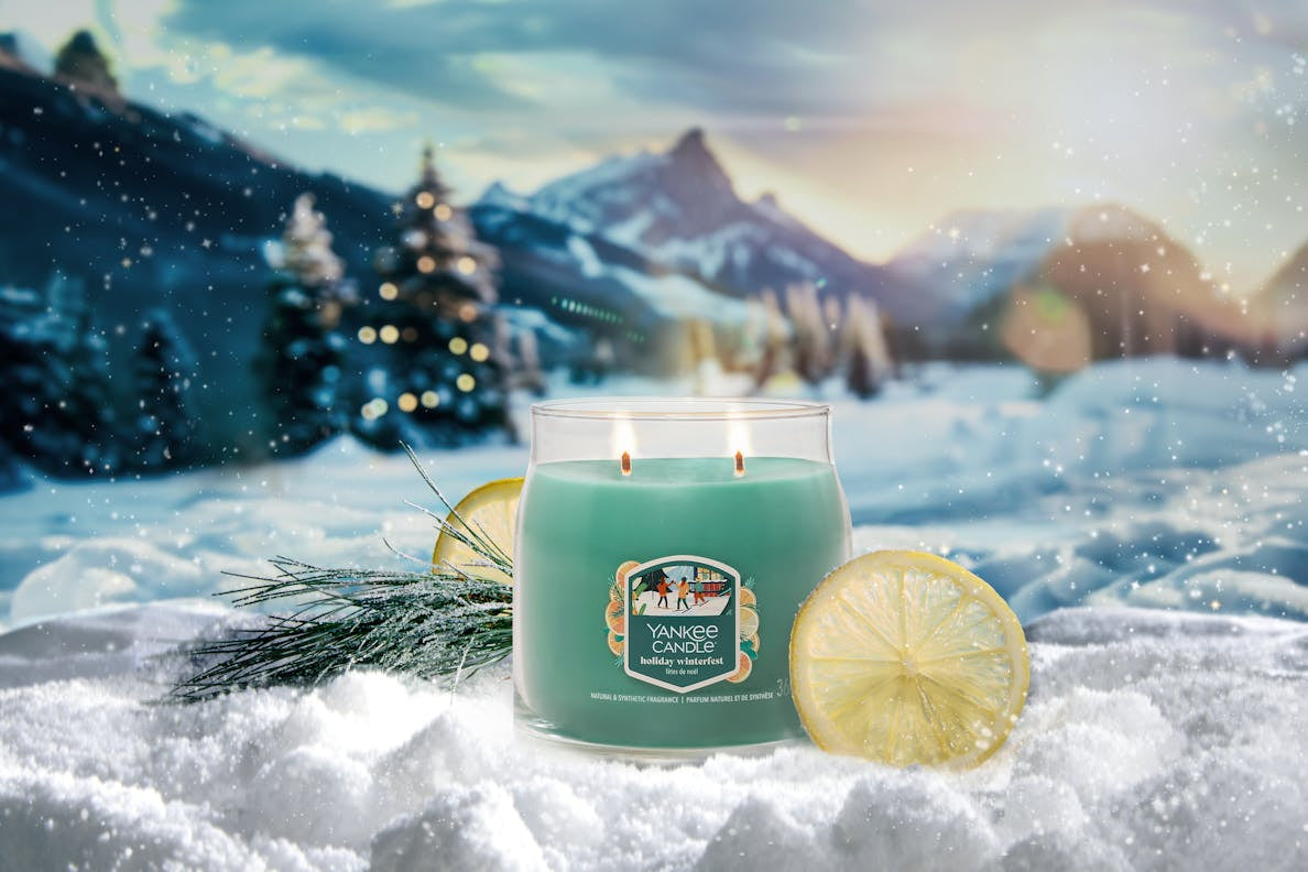 Yankee Candle Holiday Winterfest – Duftkerze, Medium Jar, 35–50 h
