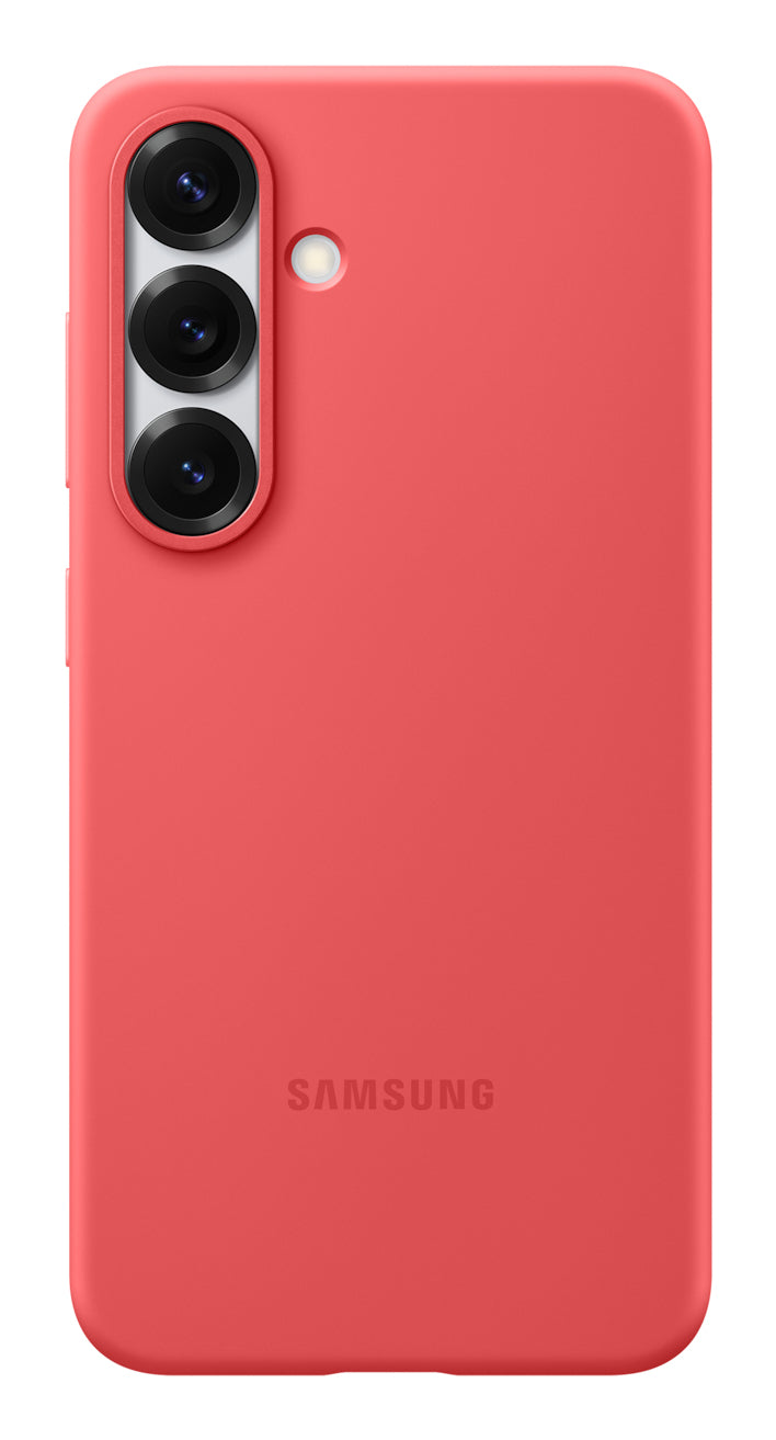 Samsung Backcover – für Samsung Galaxy S25, Silikon, Rot