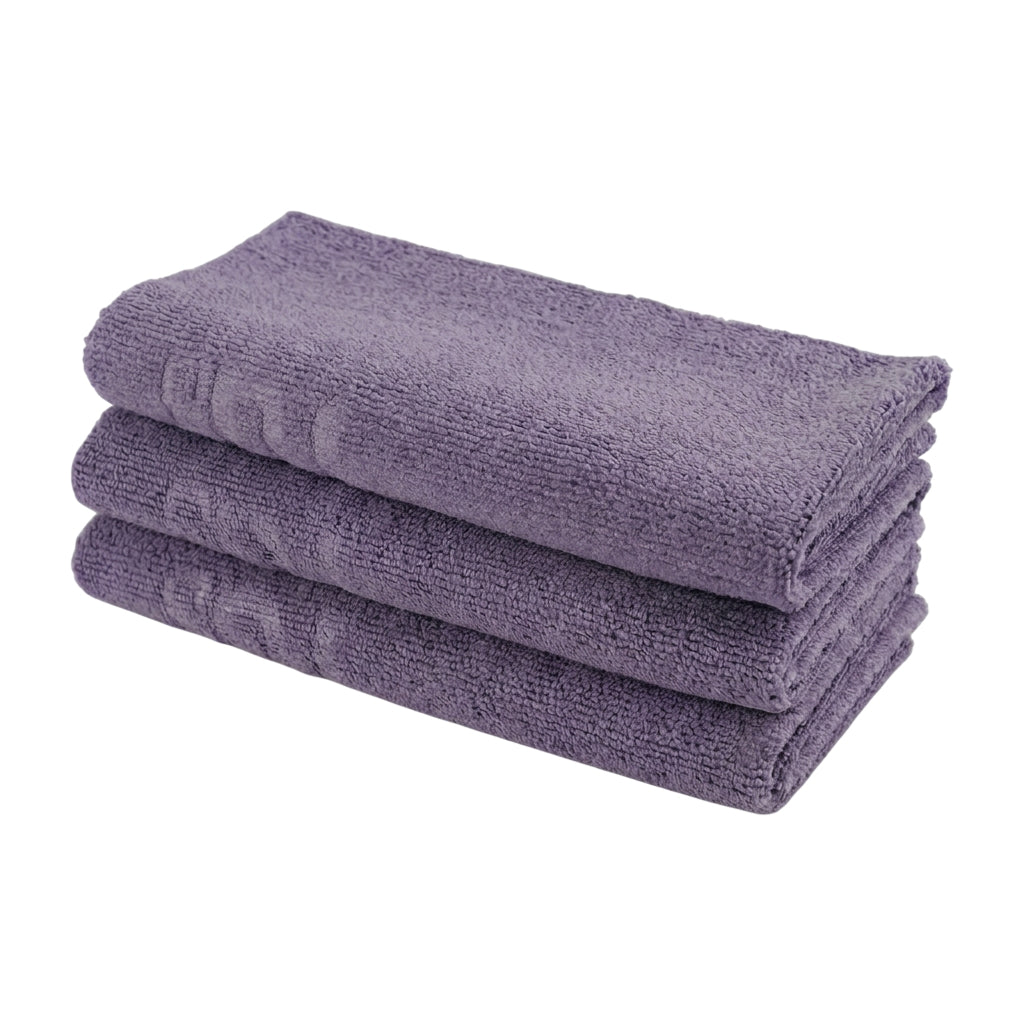 21CARS Mikrofasertuch – Violett – 40 × 40 cm – 3er-Set