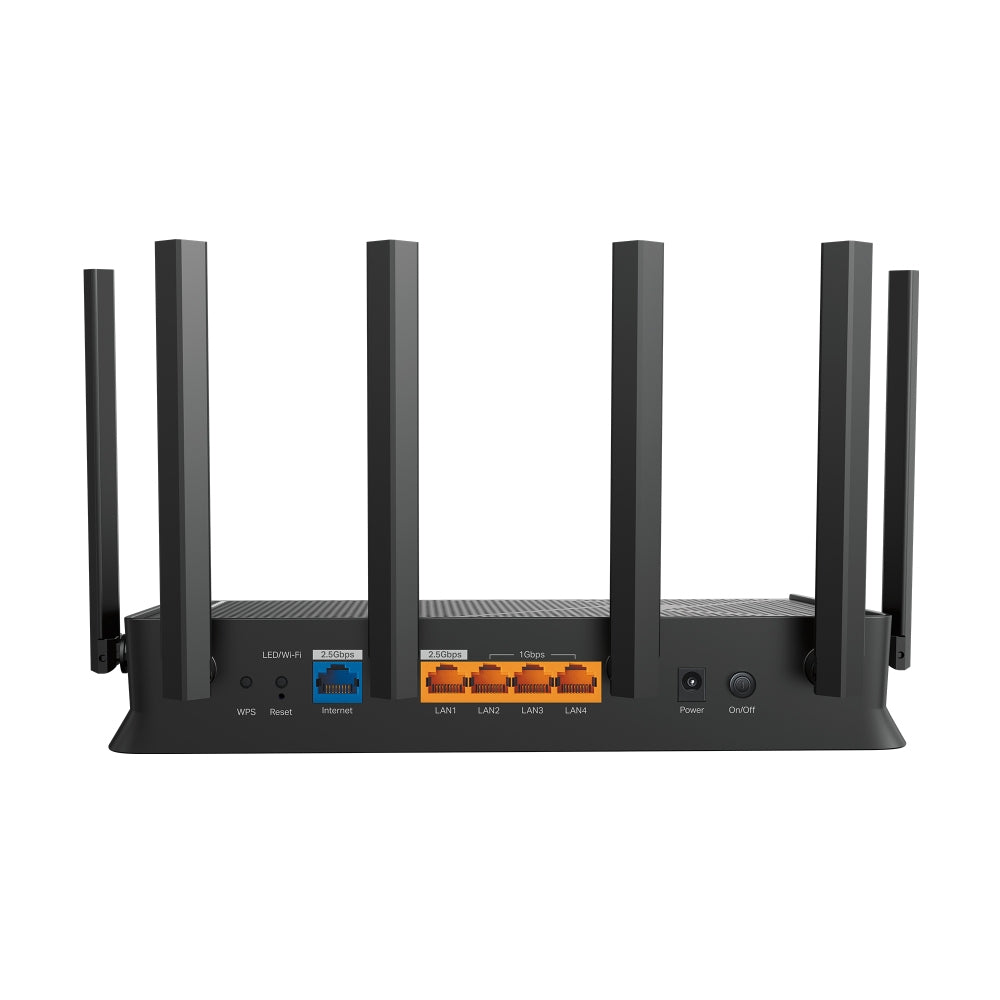 TP-Link Archer BE400 – WLAN-Router – Wi-Fi 7 Dual-Band (2,4/5 GHz), 6,5 Gbit/s, 2.5GbE