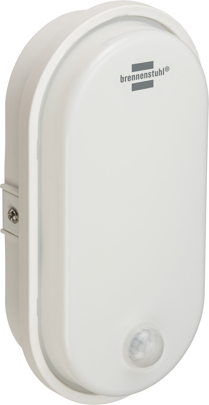 Brennenstuhl Aussenwandleuchte – 15 W – 4000 K – IP54 – Netzbetrieb – mit Bewegungsmelder – Weiss – Kunststoff