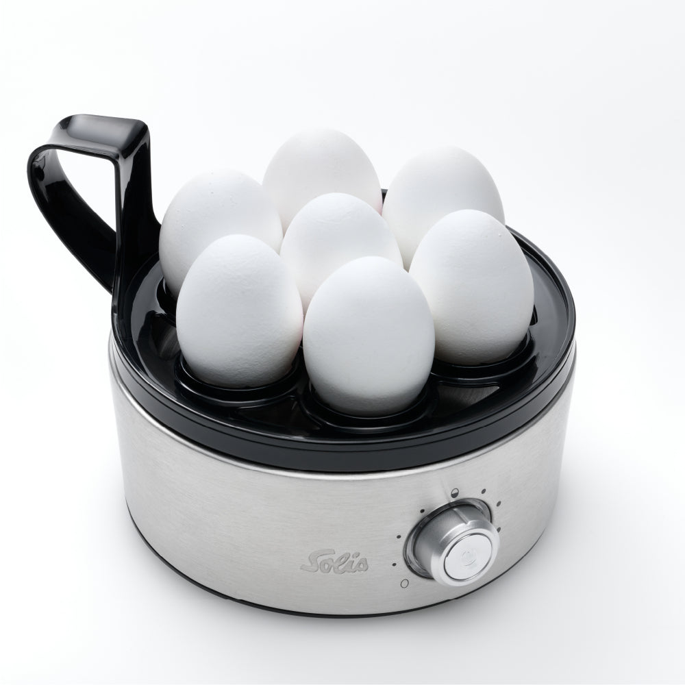 Solis Eierkocher V2 SEV Typ 8272 – 7 Eier, 400 W, Abschaltautomatik – Silber/Edelstahl