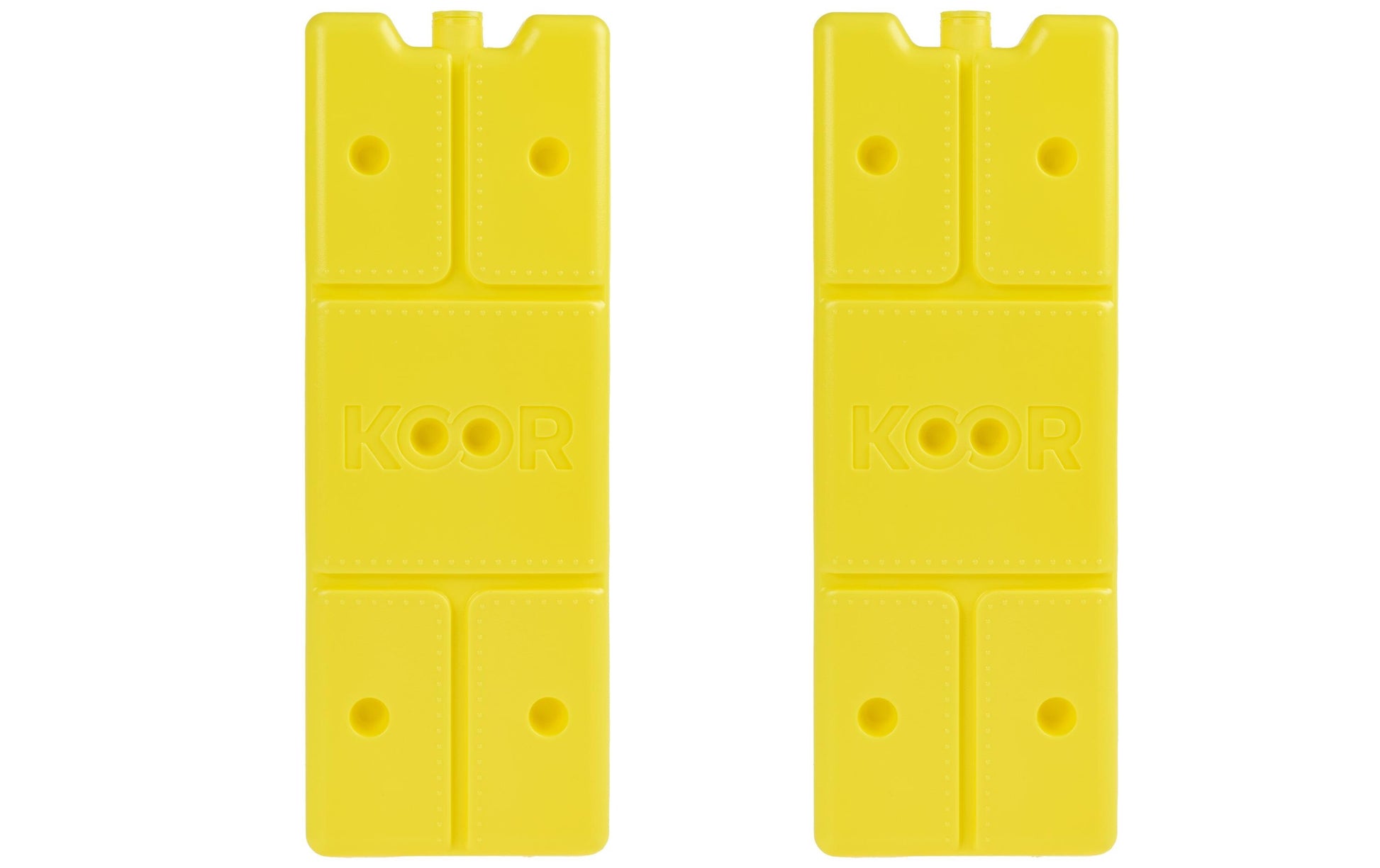 KOOR Arctico M – Kühlelement, 9 × 25 × 2 cm, 2 Stk., gelb