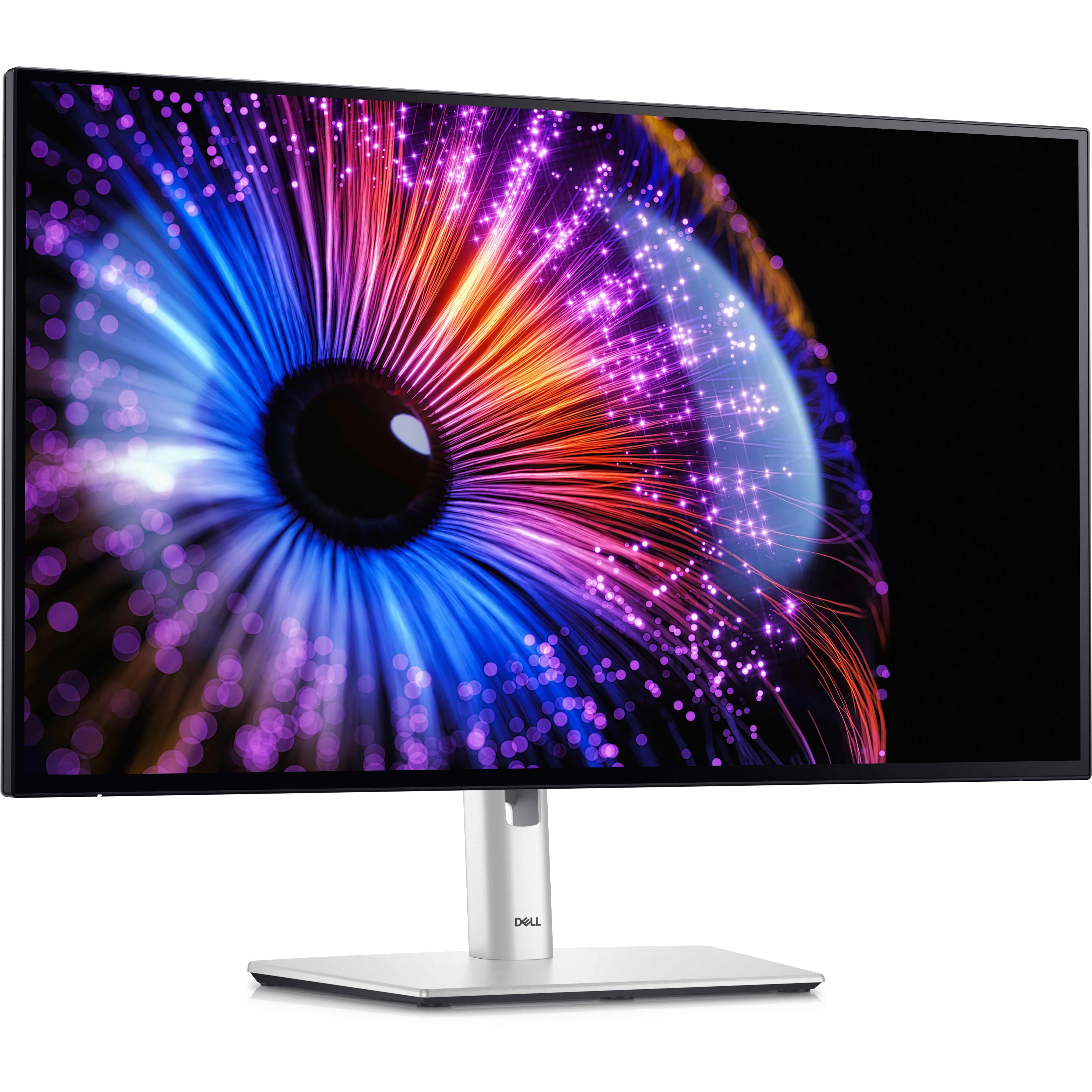 Dell UltraSharp U2724De – Monitor, 27", 2560 × 1440 (WQHD), LCD, Schwarz, Silber