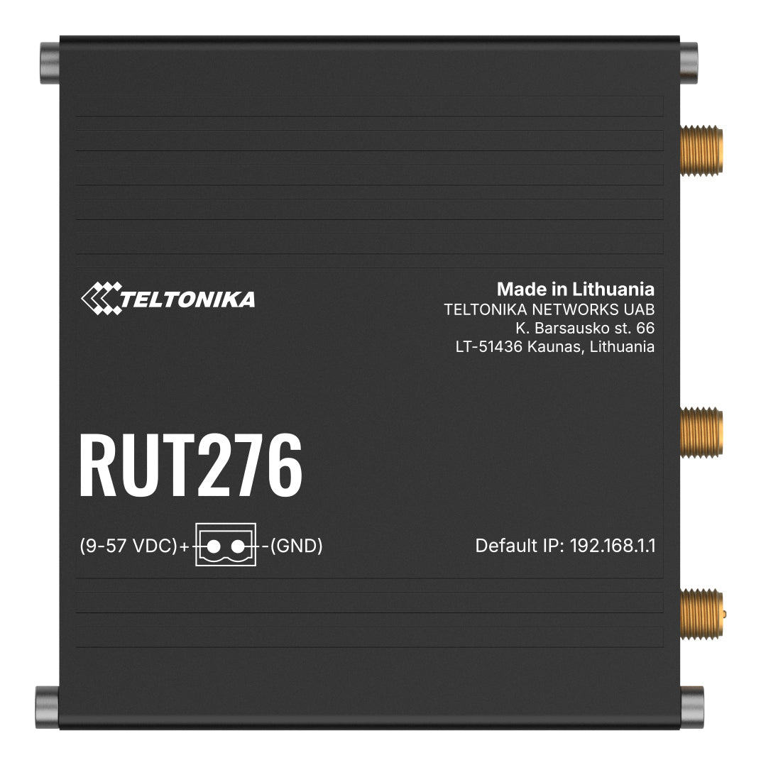 Teltonika RUT276 RedCap 5G – WLAN Router – Wi-Fi 4 (2,4 GHz)