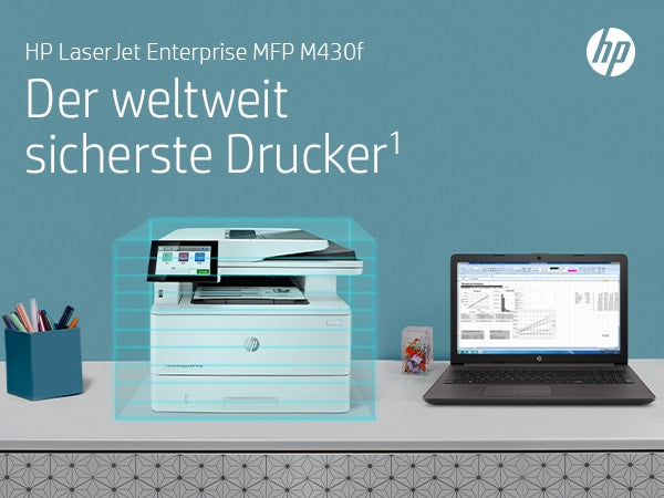 HP LaserJet Enterprise M430 f – S/W Laser-MFP, 4-in-1 – 40 Seiten pro Minute S/W