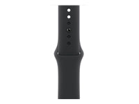Apple Sport Band – Armband – für Apple Watch 40 mm, Schwarz, S/M, Polymer