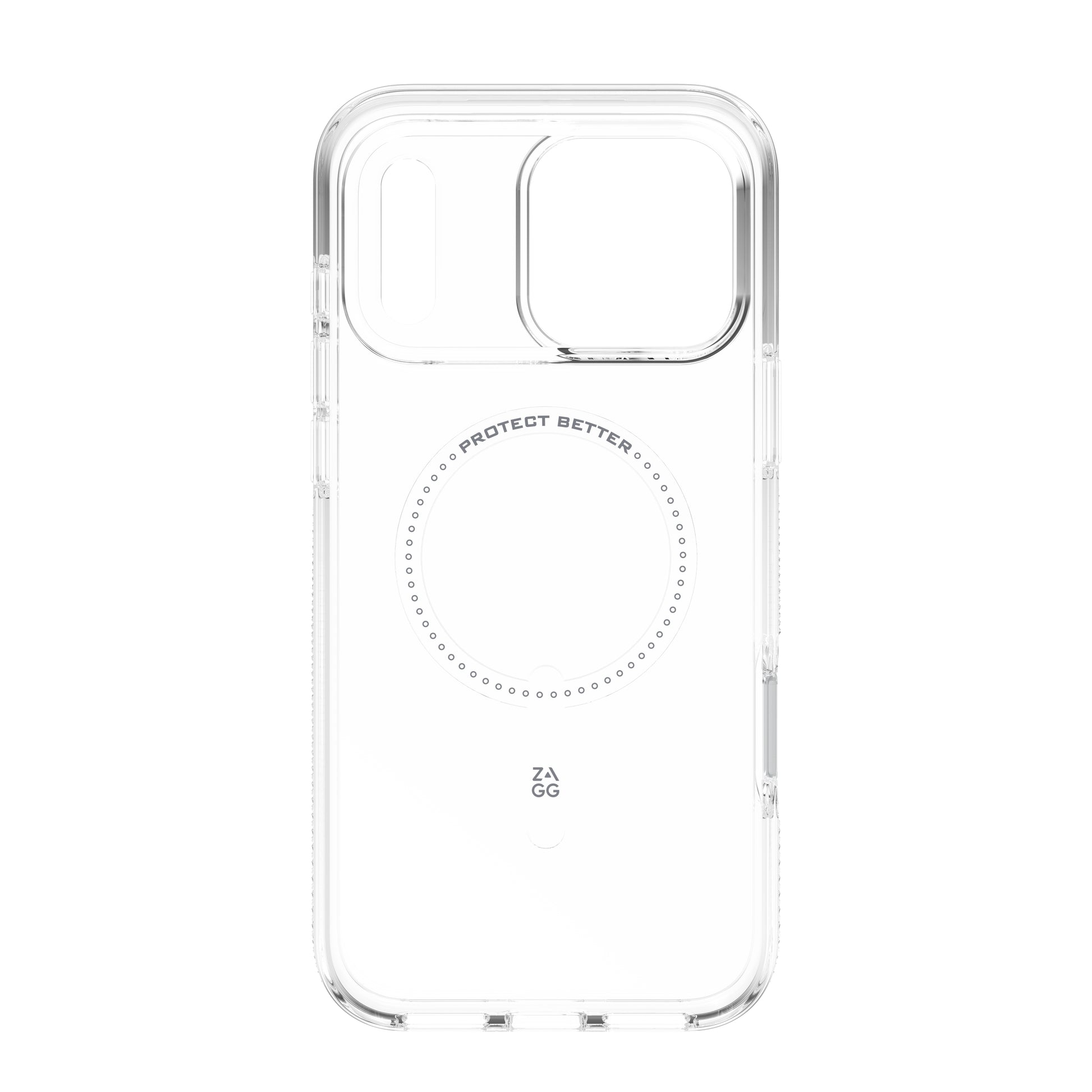 ZAGG Crystal Palace Snap Backcover – für Apple iPhone 17 Pro Max, Graphen, Transparent, bis 4 m Sturzsicher