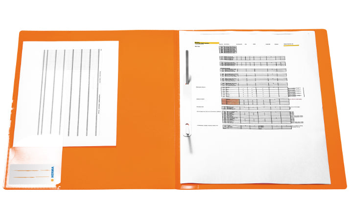 HERMA Schnellhefter – A4, PP, Neonorange