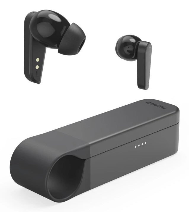 Hama Spirit Pocket II TWS In-Ear – ANC, mit Ladecase, Schwarz, BT 5.3