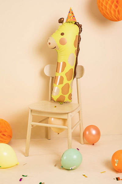 PartyDeco Folienballon – 42 × 90 cm – Folie, mehrfarbig