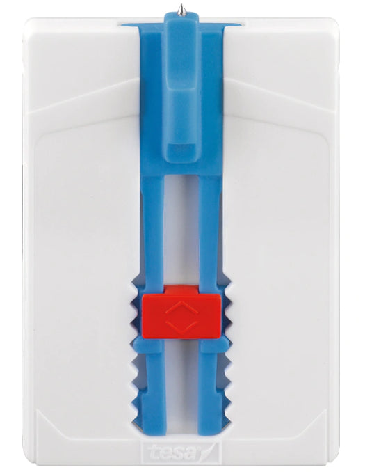TESA Klebenagel – Kunststoff, Weiss, 12 × 14 × 2,4 cm – 2er-Pack